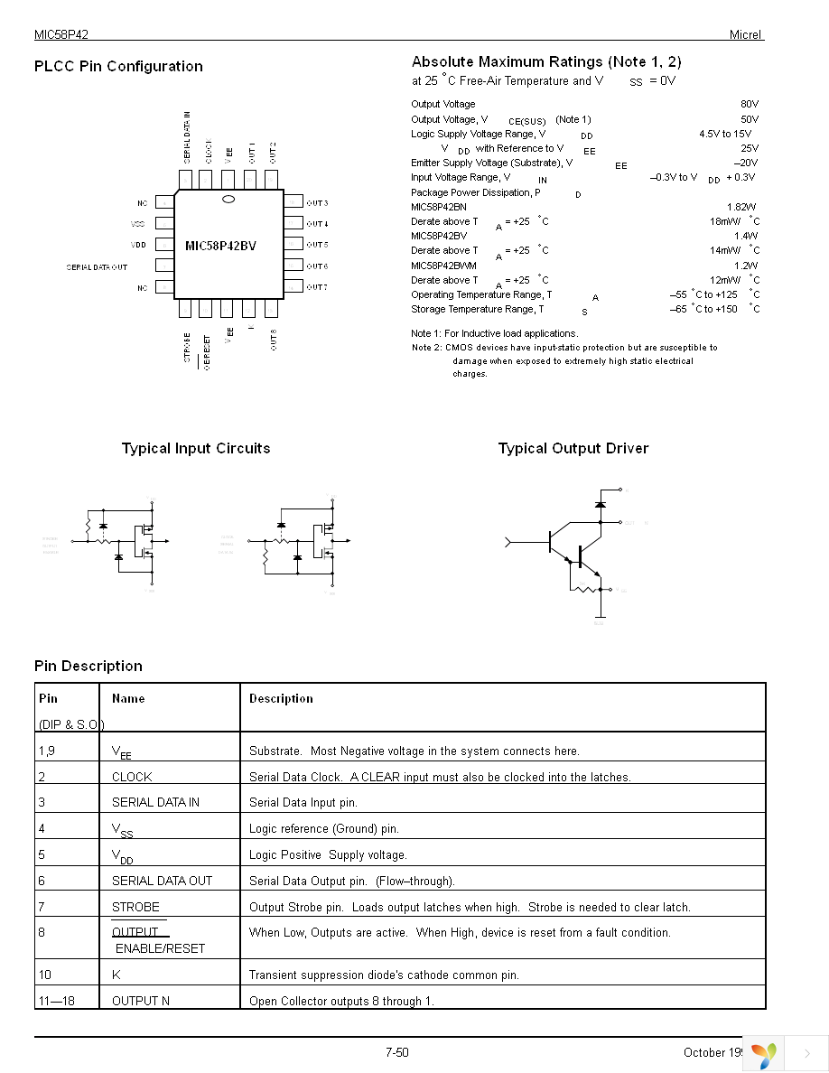 MIC58P42BV TR Page 2